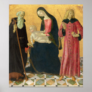 Madonna Child - Neroccio de' Landi Fine Art Poster