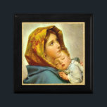 Madonna & Child Traditional Vintage Catholic Gift Box<br><div class="desc">This Christmas gift box features a beautiful painting of the VirgiN Mary and Jesus (The Madonna of the Streets by Roberto Ferruzzi 1897). It is perfect for adding a spiritual touch to your Christmas holidays. This Christmas gift box was designed as part of my stylish Madonna of the Streets colleciton,...</div>