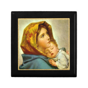 Madonna & Child Traditional Vintage Catholic Gift Box