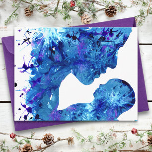 Madonna & Child watercolor religious budget Postcard