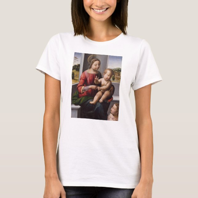 Madonna & Child with John the Baptist T-Shirt (Front)
