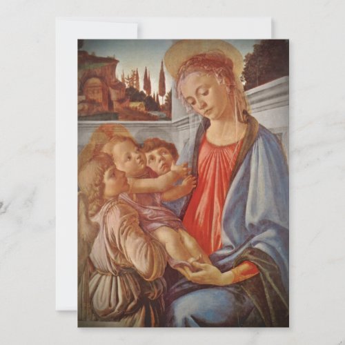 Madonna Christ Child and Angels