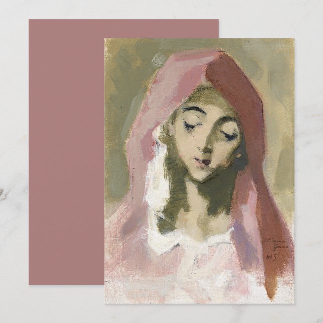 Madonna de la Charité, Helene Schjerfbeck (Front/Back)