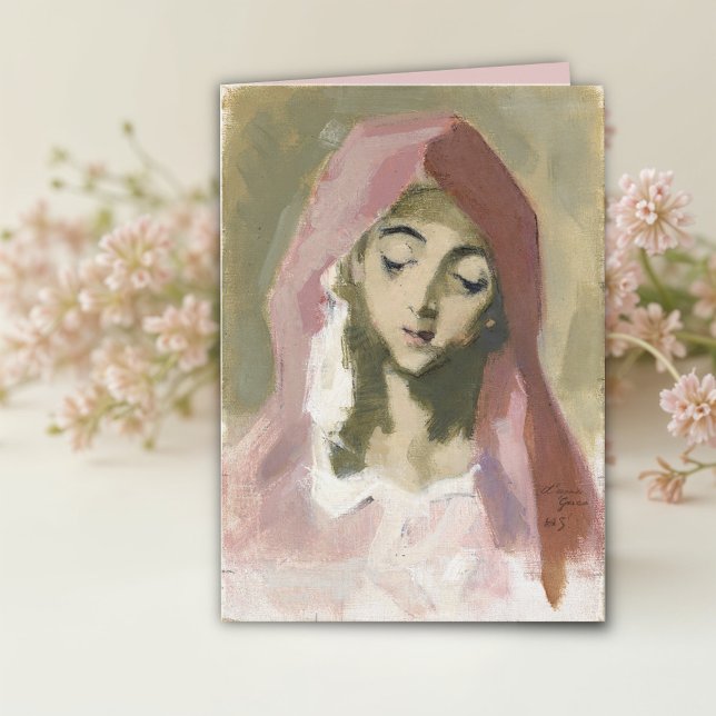 Madonna de la Charité, Helene Schjerfbeck Card (Creator Uploaded)
