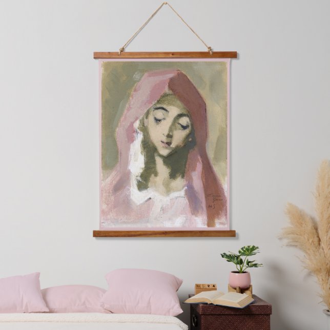 Madonna de la Charité, Helene Schjerfbeck Hanging Tapestry (Bedroom)