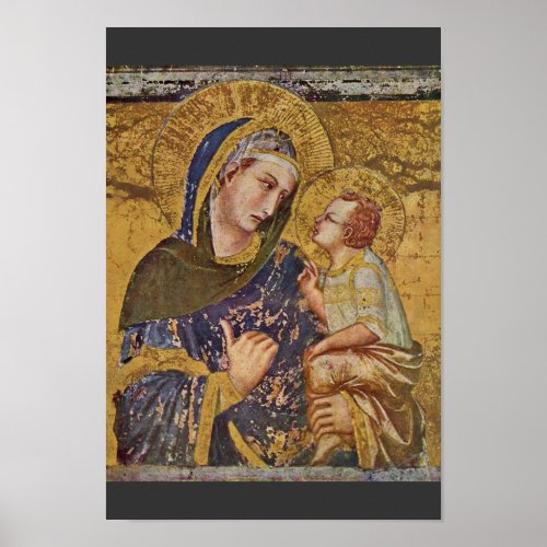 Madonna Dei Tramonti By Lorenzetti Pietro Poster