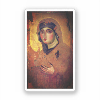 Madonna del Rosario - 6th century Sticker