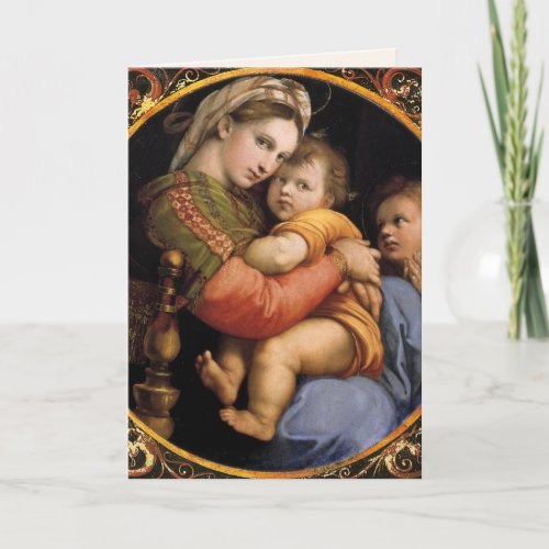 Madonna della sedia Christmas Card