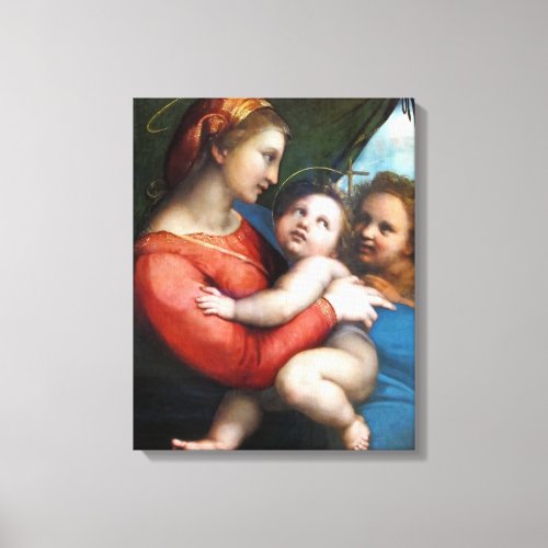 Madonna della Tenda _ Raphael _ c1513 Canvas Print