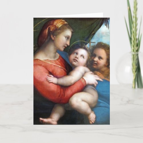 Madonna della Tenda _ Raphael _ c1513 Card