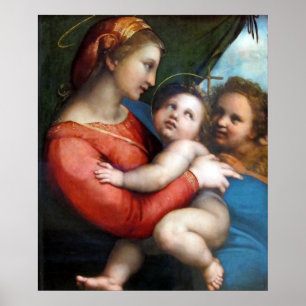 Madonna della Tenda - Raphael - c1513 Poster