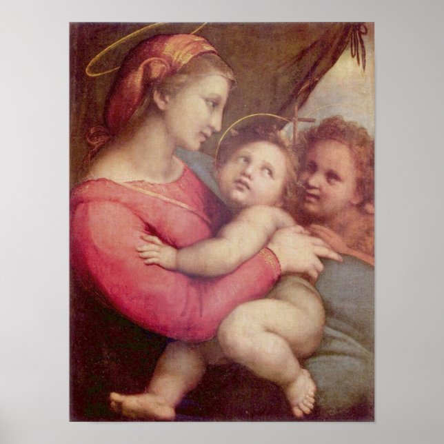 Madonna della Tenda – Raphael Poster (Front)
