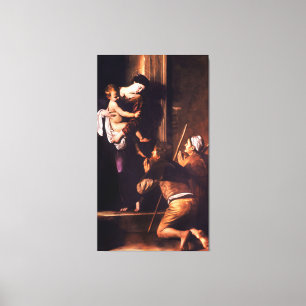 Madonna di Loreto by Caravaggio (c 1604-06) Canvas Print