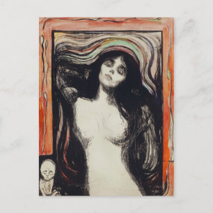 Madonna   Edvard Munch   Postcard