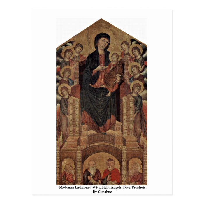 madonna enthroned with angels and prophets Page of the madonna in majesty (maestà) medieval painting and represents the madonna enthroned with child and angels the prophets jeremiah and isaiah. madonna enthroned with angels and prophets Page of the madonna in majesty (maestà) medieval painting and represents the madonna enthroned with child and angels the prophets jeremiah and isaiah.