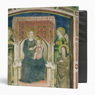 Madonna Enthroned with St. Francis of Assisi 3 Ring Binder