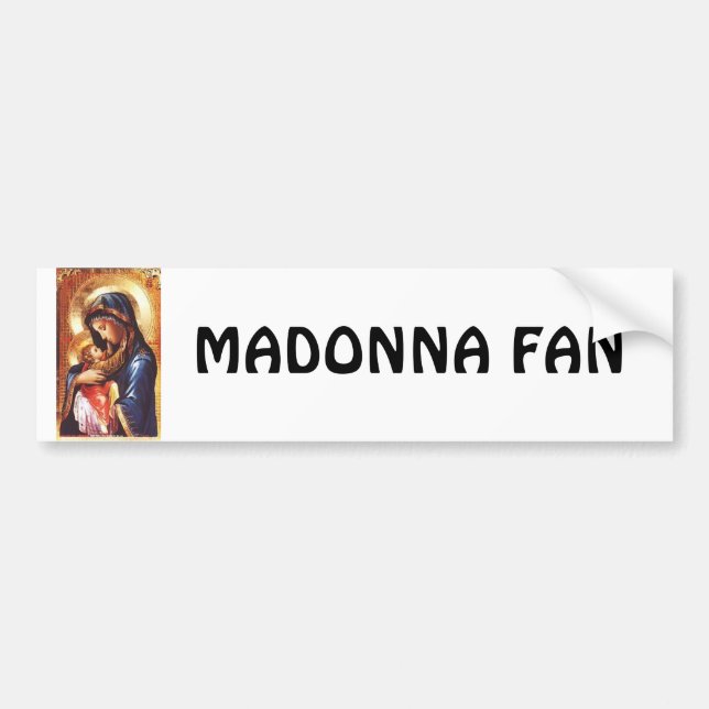 Madonna Fan Bumper Sticker (Front)
