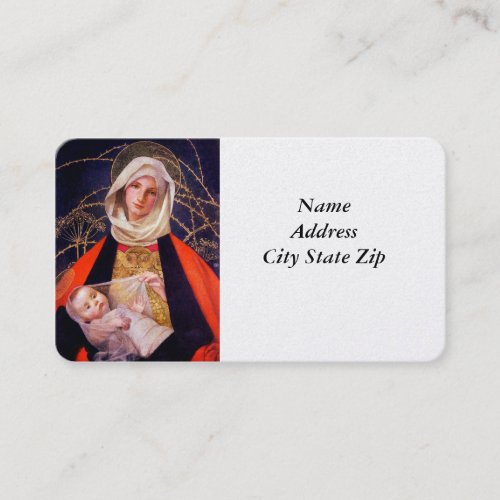 Madonna Holding Child Business Card