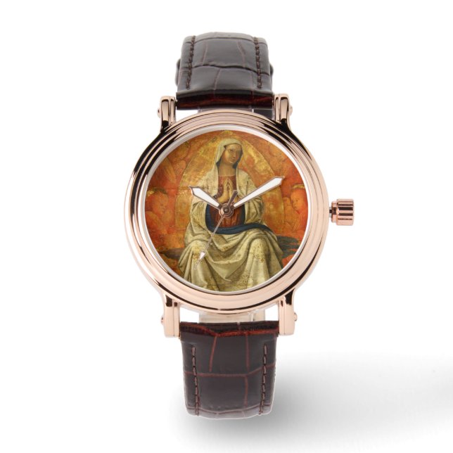Madonna in Gloria (Virgin Mary Enthroned) Watch (Front)