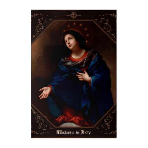 Madonna in Glory by Carlo Dolci Acrylic Print