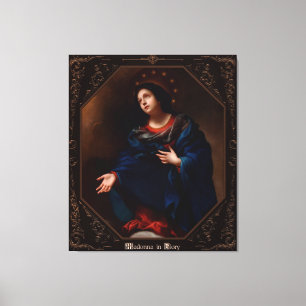 Madonna in Glory by Carlo Dolci Canvas Print