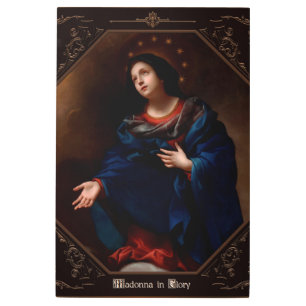 Madonna in Glory by Carlo Dolci Metal Print