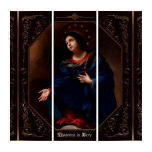 Madonna in Glory by Carlo Dolci Triptych