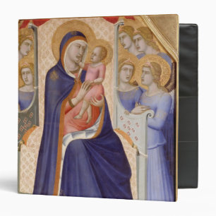 Madonna in Glory, c.1315 (tempera on panel) 3 Ring Binder