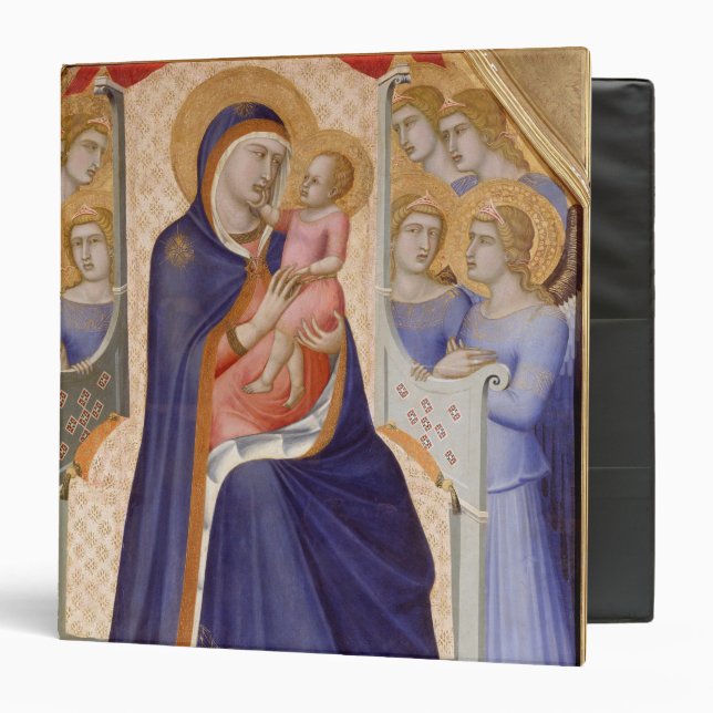 Madonna in Glory, c.1315 (tempera on panel) 3 Ring Binder (Front/Inside)