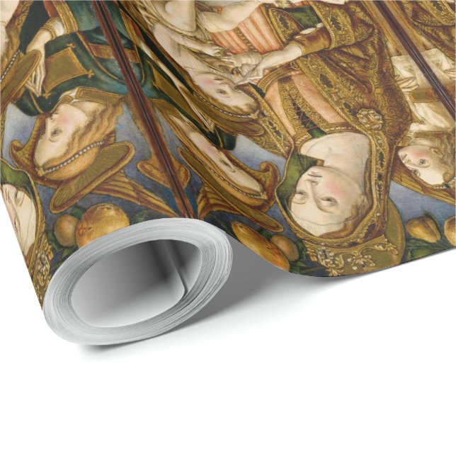 Madonna Jesus Christ Angels Elegant Wrapping Paper (Roll Corner)