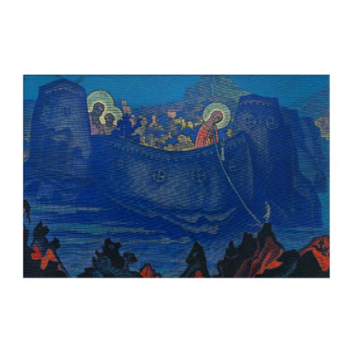 Madonna Laboris 1933 by Nicholas Roerich Acrylic Print