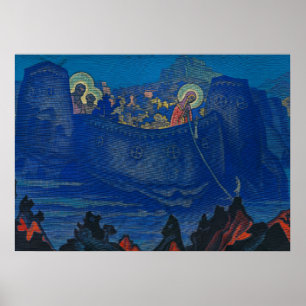 Madonna Laboris by Nicholas Roerich Poster