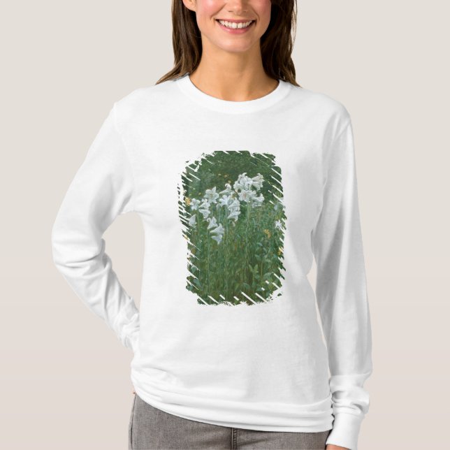 Madonna Lilies in a Garden T-Shirt (Front)