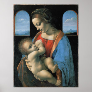 Madonna Litta by Leonardo da Vinci Poster
