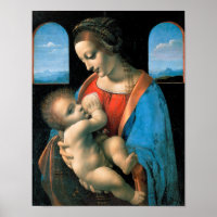 Madonna Litta, Leonardo da Vinci, 1490-1491