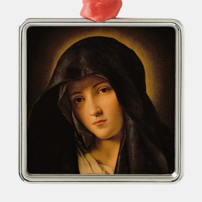 Madonna Metal Ornament (Front)