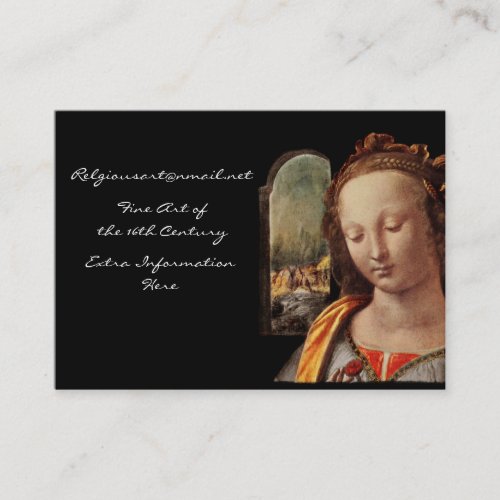 Madonna of Carnation Business Card