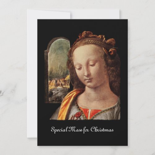 Madonna of Carnation Invitation