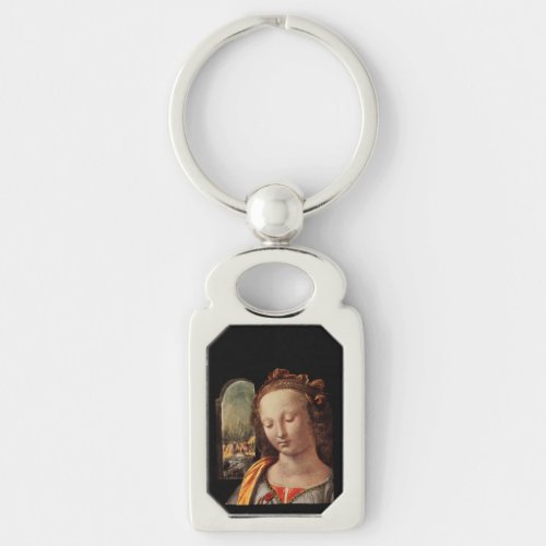 Madonna of Carnation Keychain