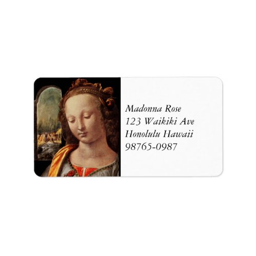 Madonna of Carnation Label