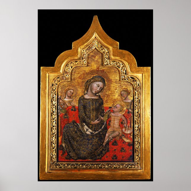 MADONNA OF HUMILITY By Vitale Da Bologna Poster (Front)