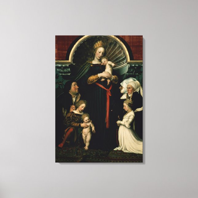 Madonna of the Burgermeister Meyer Canvas Print (Front)