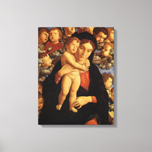 Madonna of the Cherubim by Andrea Mantegna Canvas Print