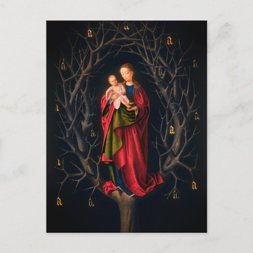 Madonna of the Dry Tree Petrus Christus 1462_5 Postcard