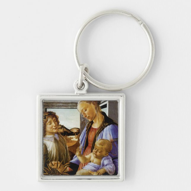 Madonna of the Eucharist Keychain (Front)