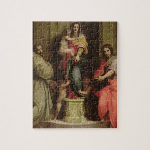 Madonna of the Harpies 1517 oil on panel Jigsaw Puzzle