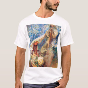 Madonna of the Lily, Mucha T-Shirt