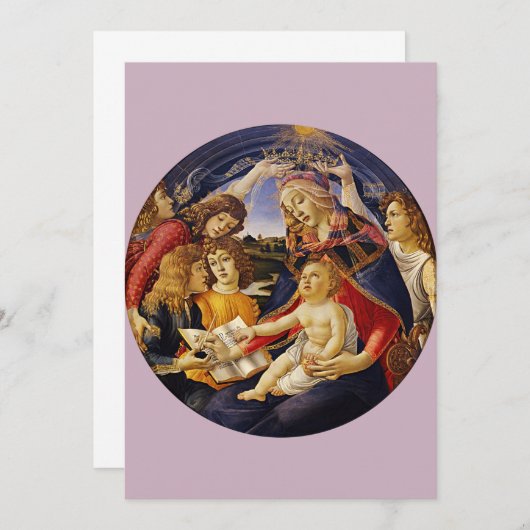 Madonna of the Magnificat by Botticelli (Front/Back)