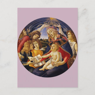 Madonna of the Magnificat by Botticelli Postcard