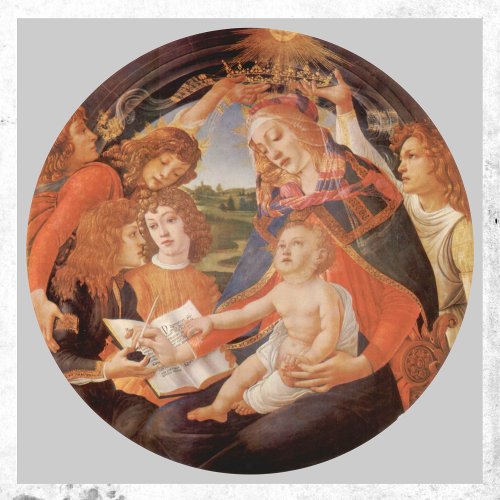 Madonna of the Magnificat by Sandro Botticelli Poster